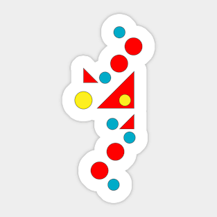 Abstract Geometry #9 Sticker